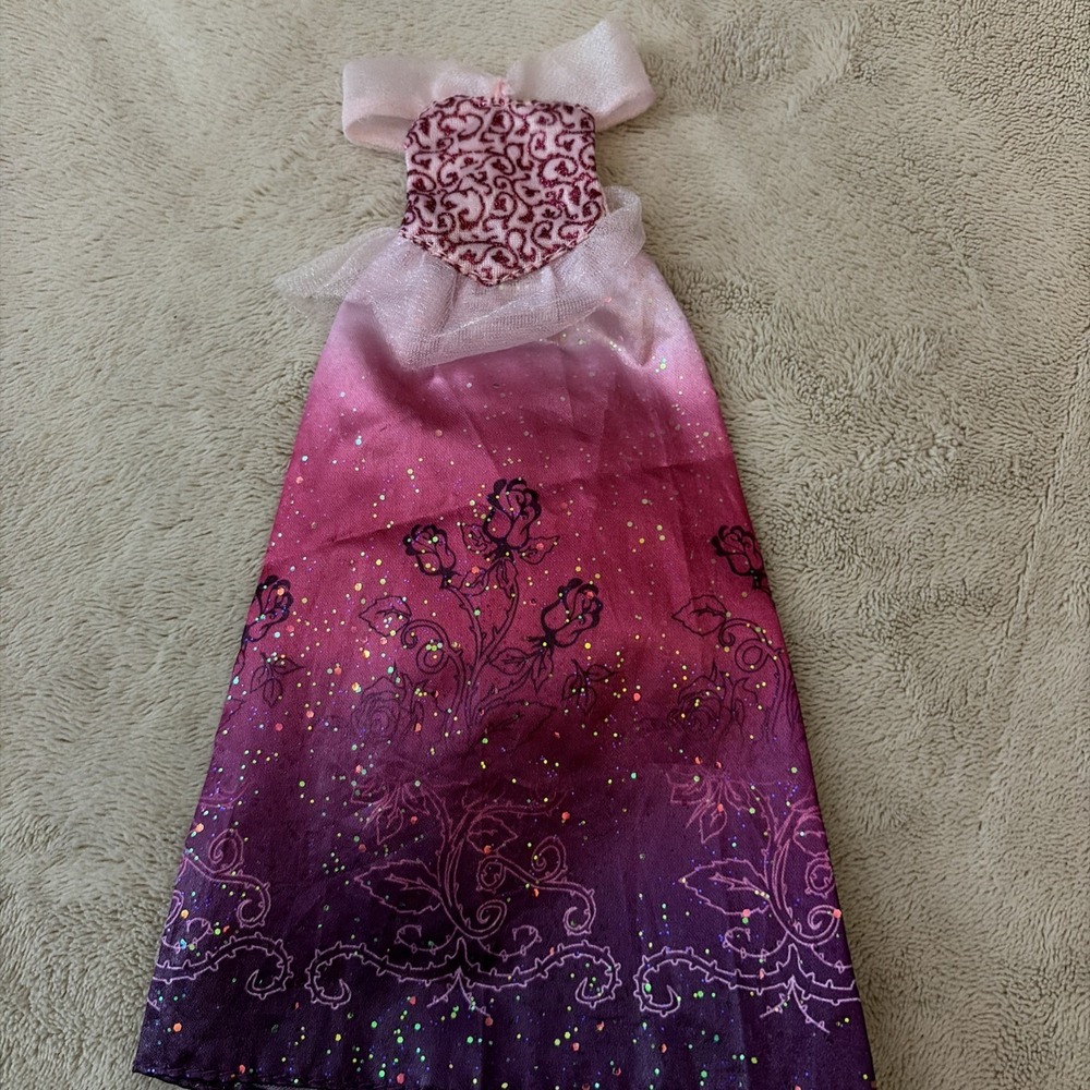Disney Sleeping Beauty Aurora‎ Royal Shimmering Full Dress Hasbro 11.5" Doll B13